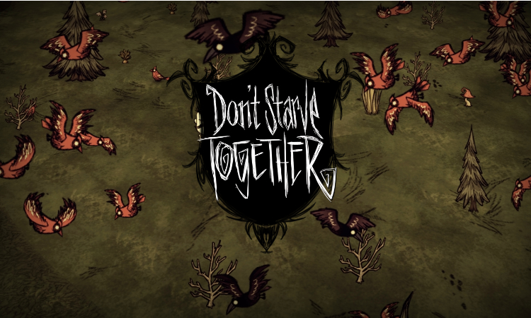 Miniatura Don't Starve Together i 6 postaci z gry.