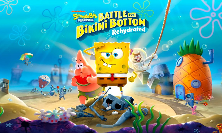 Miniaturka SpongeBob Kanciastoporty zaprasza do wspólnego grania zarówno starszych jak i młodszych graczy.