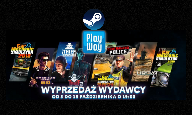 Miniatura Wyprzedaż wydawcy PlayWay na Steam