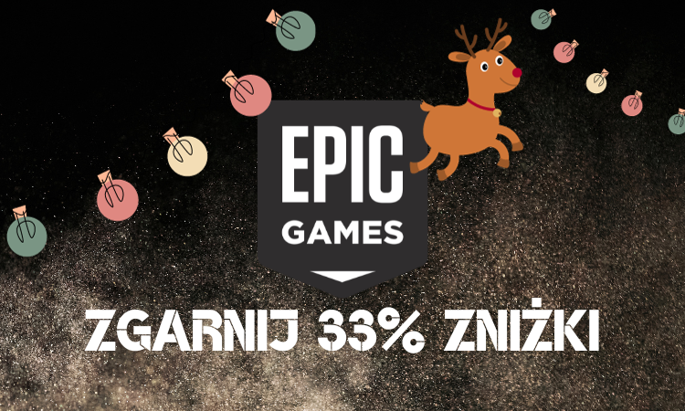 Miniatura Zgarnij kupon promocyjny 33% na Epic Games!