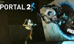 Portal 2 -  teleportacja klocków.